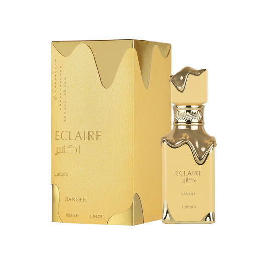Lattafa Eclaire Banoffi Eau de Parfum, a gourmand unisex