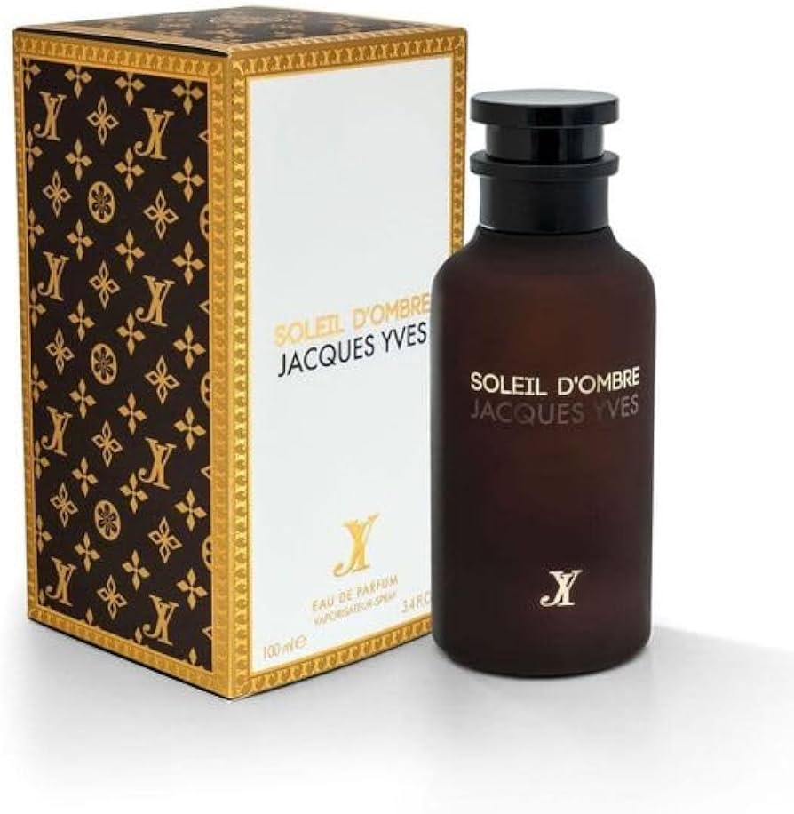 Fragrance World Soleil D'Ombre Jacques Yves Eau de Parfum for Men.