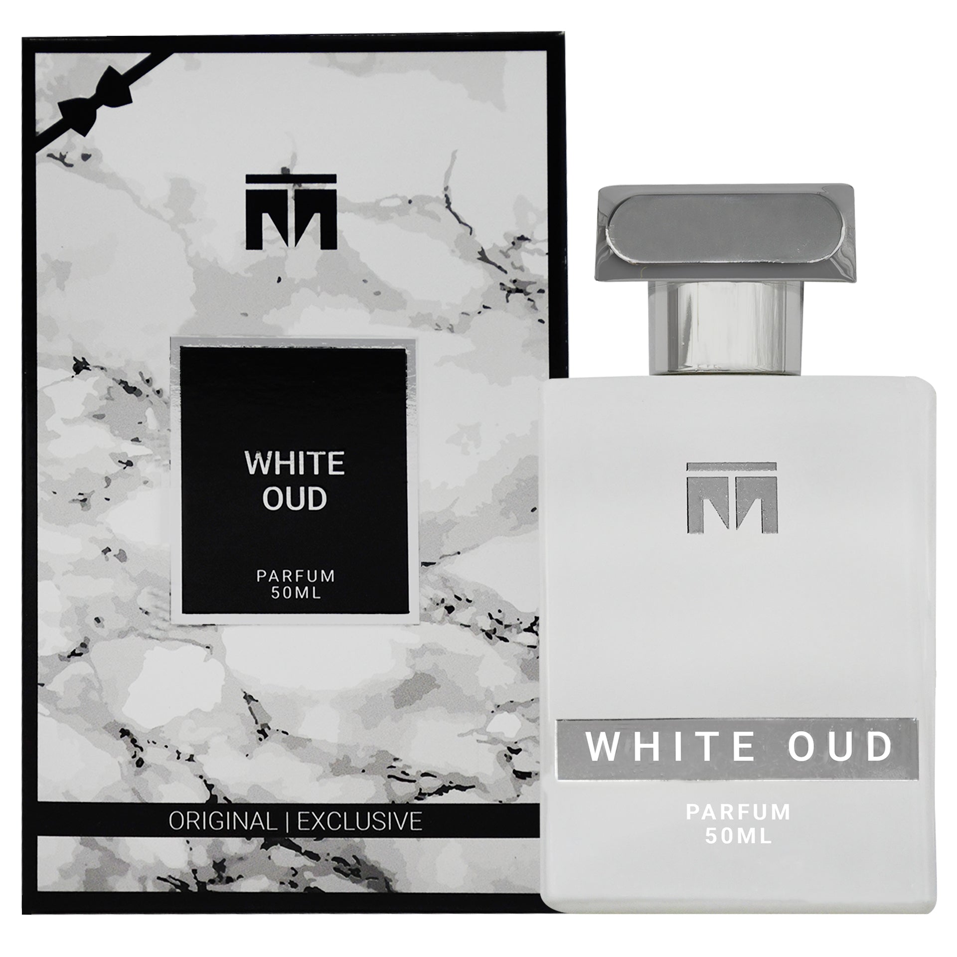 Motala Perfumes White Oud Eau de Parfum 50ml set with a bonus perfume oil.