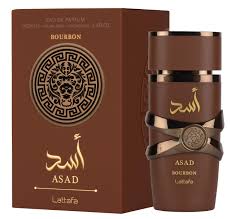Lattafa Asad Bourbon Eau de Parfum for men.